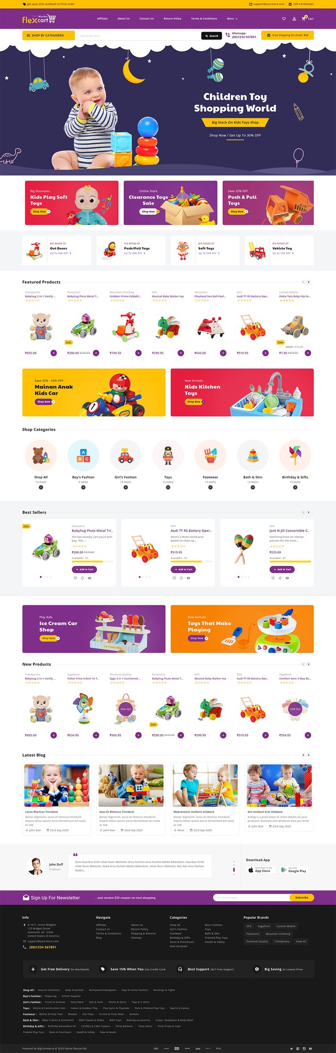 Flex Cart - Stencil BigCommerce Multi-Purpose Responsive Theme | TemplateTrip