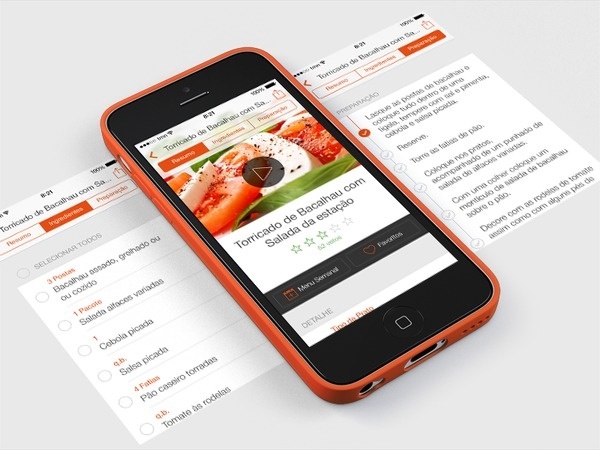 SAPO Sabores Recipe #presentation #mobile #ui
