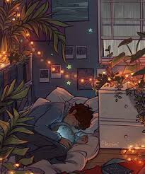 Image result for anime cozy computer