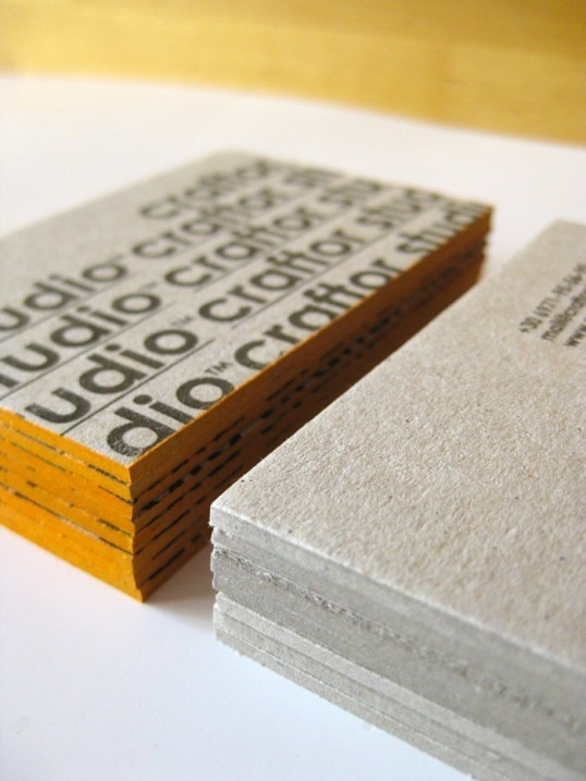 Business card design idea #194: lovely stationery craftor studio 4 #edge #business #color #handmade #cards