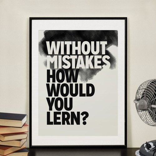Poster inspiration example #400: Without Mistakes #poster