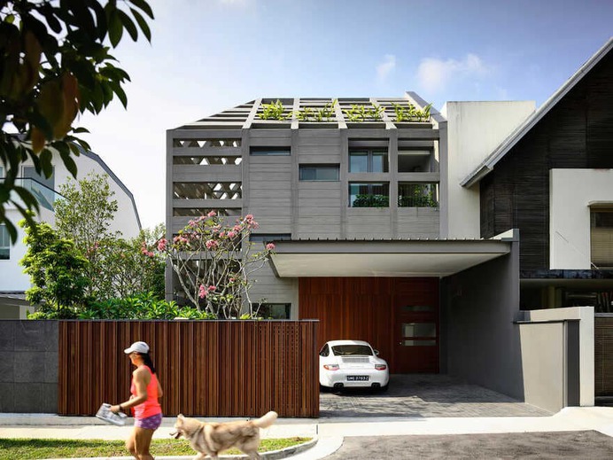 Concrete Light House with Attic, Basement and Swimming Pool