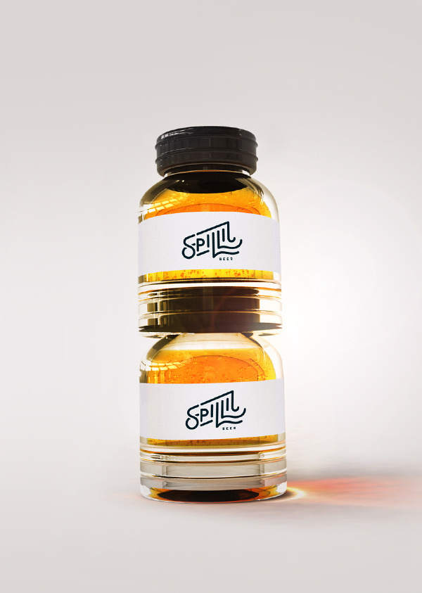 Spillit Beer #spill #spillit #beer #bottle #split #glass #tap #elia #pirazzo