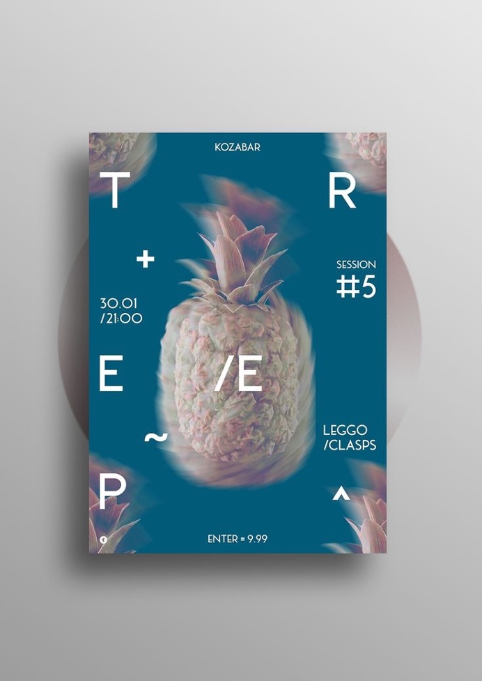 T R E E P #5 #leggo #poster #pineapple #music #fruits