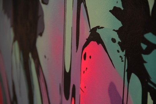 3.jpg 500×334 pixels #graffiti #london #close #topsafe #strokes #paint #wall #closeup #up