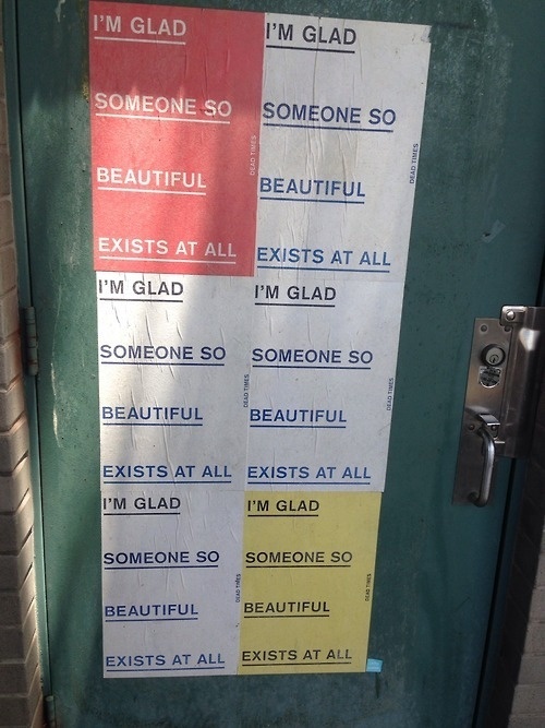 im glad #graffiti #nyc #signs