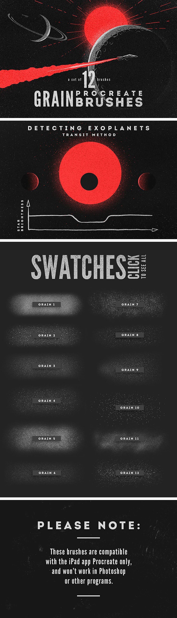Grain Procreate Brushes – Free Download by Pixelbuddha