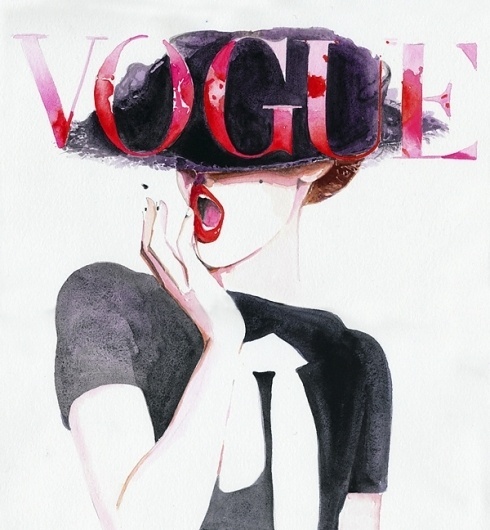 Deutche Vogue | Cate Parr #fashion #illustration #vogue