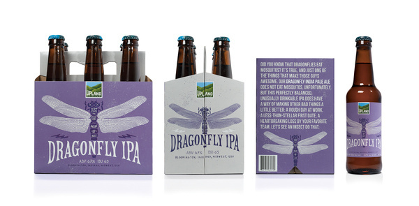 Young & Laramore Upland Brewing Co #brewery #beer #packaging #upland #craft #brewing #company