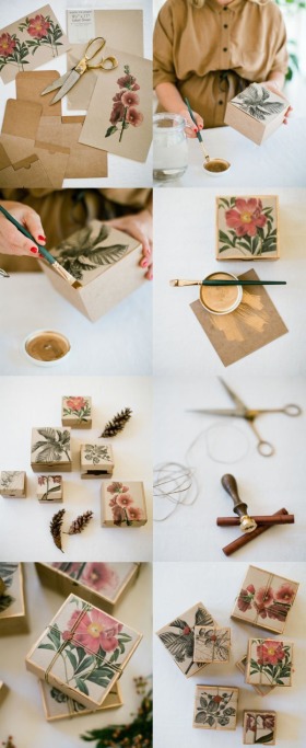 DIY Gift Wrapping Tutorial - gift box ideas