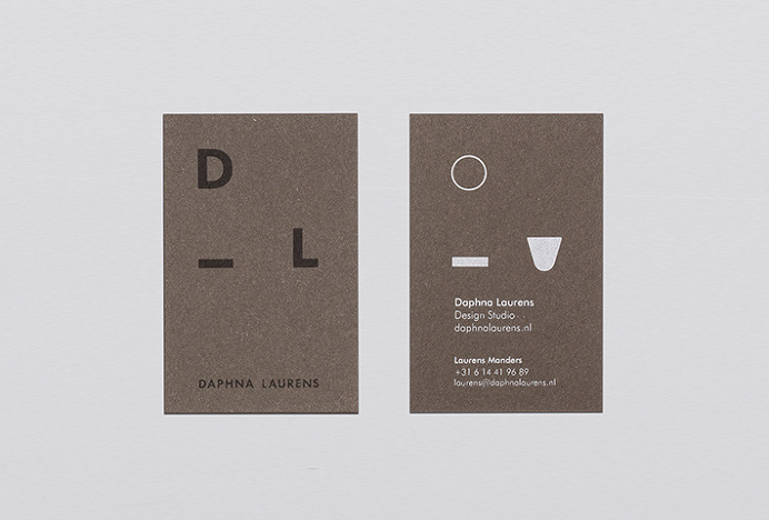 Daphna Laurens by George&Harrison #graphic design #print #business card
