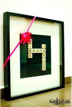 Unique scrabble gift!