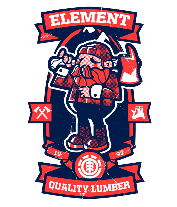 Element Jim Stark Co. #element #illustration #design #character