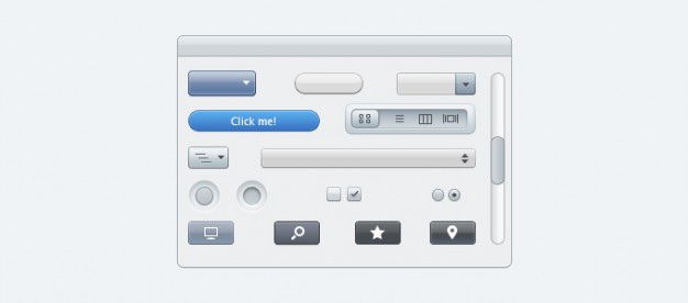 Apple styled ui elements Free Psd. See more inspiration related to Apple, Elements, Ui, Drop, Buttons, Grey, Sexy, Interface, Down, Horizontal, Drop down and Styled on Freepik.