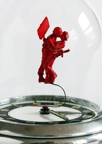 Watch sculptures : Moments in time by Dominic Wilcox #design