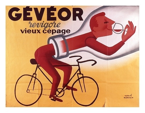 All sizes | geveor-revigore-vieux-cepage | Flickr - Photo Sharing! #poster #wine #bike #cycling #french #drunk