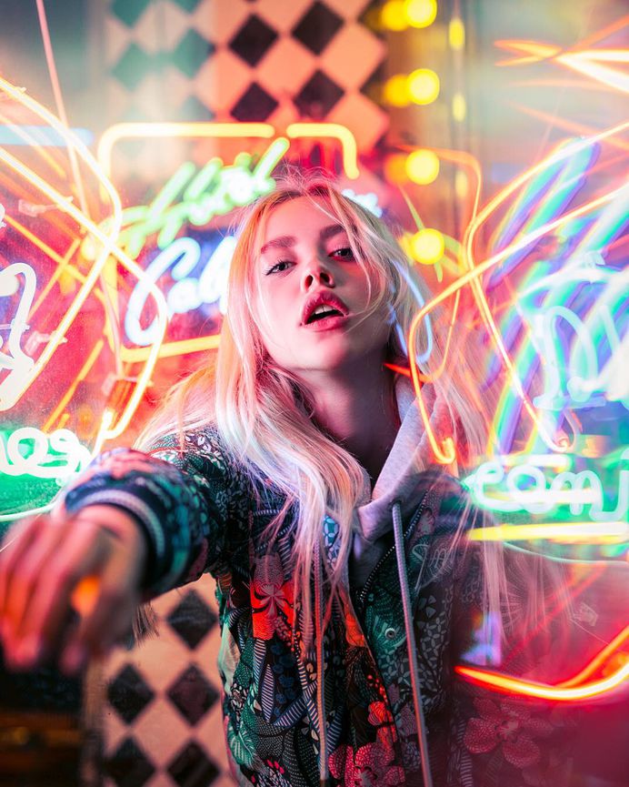 Futuristic Moody Portrait Photography by Alexander Kurnosov