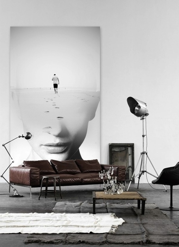 CJWHO ™ (Think big : Print big!) #white #print #design #interiors #illustration #art #luxury