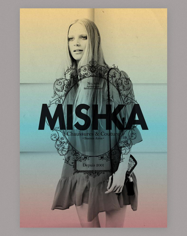 Mishka www.gabrielpardo.com.ar #pardo #logo #mishka #poster