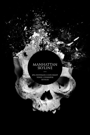 Jonas Eriksson » Every Reason to Panic #skull #break #splatter #black