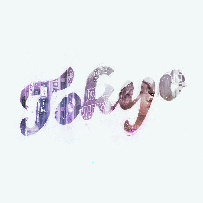 New artwork - Tokyo A hand-lettering artwork inspired in one of our favorite cities in the world. Available at Society6. #tipografia #tokyo #japan #typography