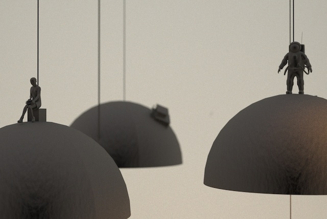 Dome Land Lamps -2 #lamp #pendant