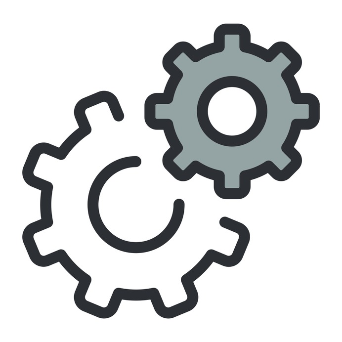 See more icon inspiration related to gear, cogwheel, settings, configuration, Tools and utensils and miscellaneous on Flaticon.
