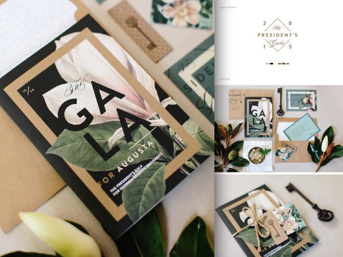 #Branding and #Invitation design for a Gala benefitting Georgia Regents University in Augusta, Ga.
