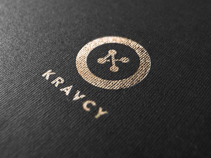 Kravcy, Beetroot Graphics #logo #foil #texture #mark #button