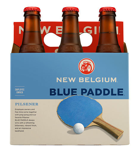 New Belgium Blue Paddle #packaging #beer