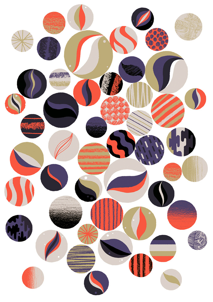 AJ_Marbles.jpg marbles, adrian johnson, circles, pattern