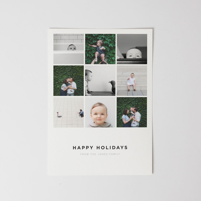 Joy (Multi-image) - Holiday Photo Cards - Cards #cards