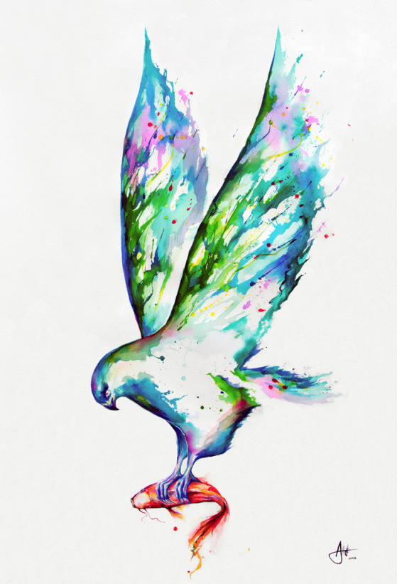 CJWHO ™ (Watercolors by Marc Allante Hong Kong born...) #marc #allante #design #illustration #art #watercolor