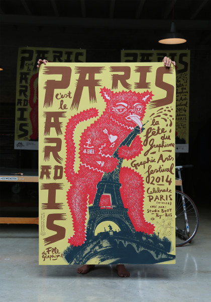paris poster #paris #studioboot #design #graphic #illustration #poster #typography