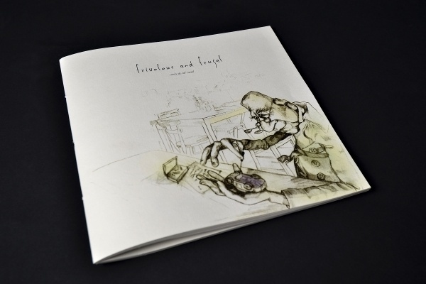 jon cleave #book #frivolous #illustration #layout #typography