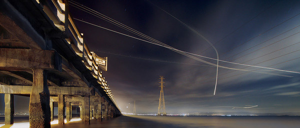 Awesome airport flight paths by terence chang #flight #exposure #landscape #photography #long #paths #airport