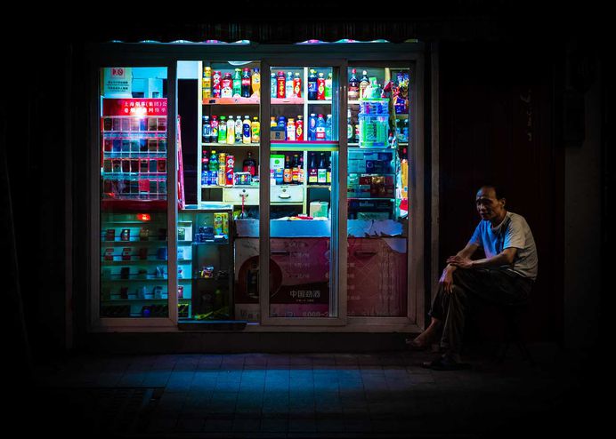 NightShift: Stunning Street Scenes of Shanghai at Night by Florian Mueller