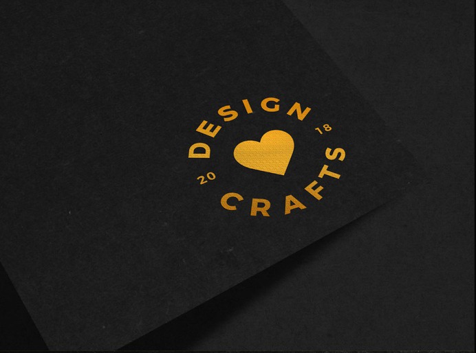 3 Gold Logo Mockup PSD Free Download