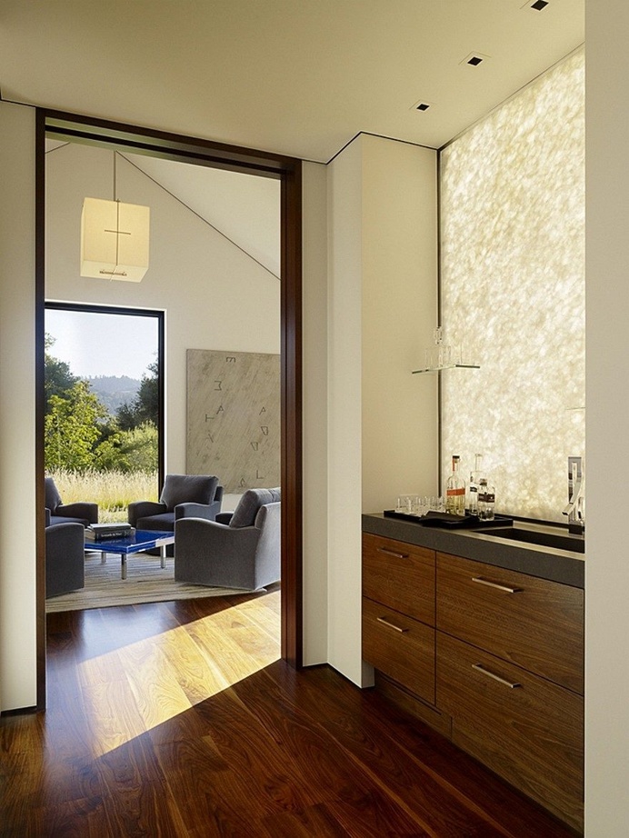 Portola Valley Barn Featuring a Rustic Exterior in Contrast with Contemporary Interior 5