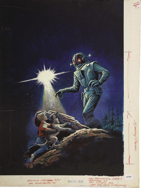 UFO and Outer Space #16, Cover by Art Saaf