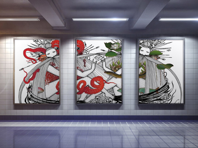 Taniwha/Vodyanyk by Maria Umiewska and Rehua Wilson