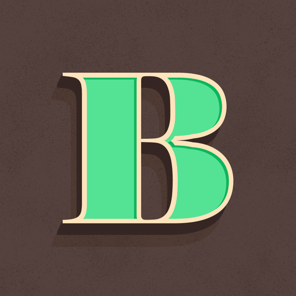 B - Heymikel #lettering #typographie #lettes #design