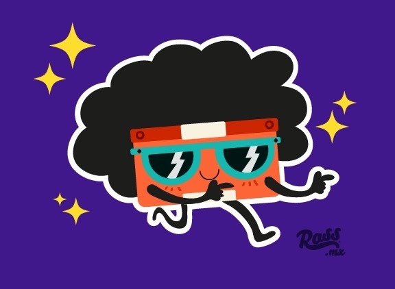 Some Character design - ross.mx #color #design #illustration #afro #music #character