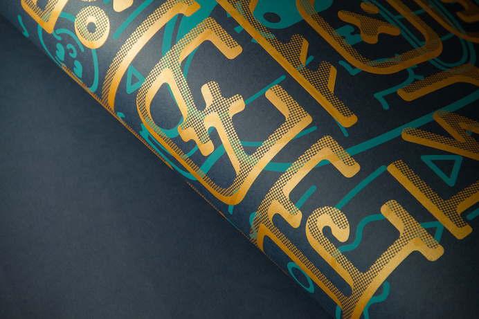 Jack & Type silkscreen poster