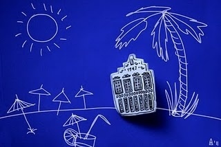 MADALINA ANDRONIC: RANDOM #1st #of #march #illustration #brooches #houses #miniature