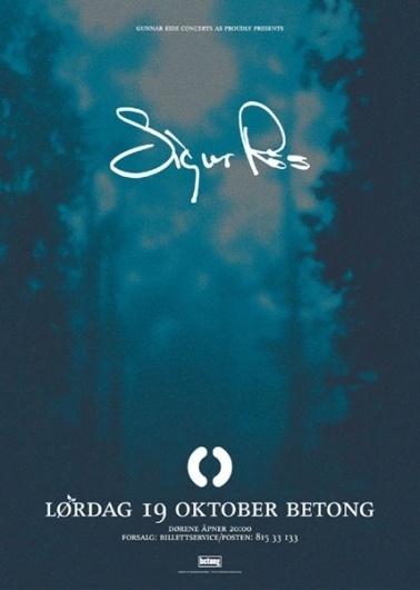 POSTERS #sigur #gig #poster #ros