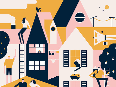 Happy Neighbours by MUTI