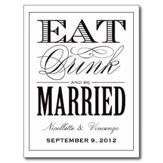 Be Married | Save the Date announcement Post Card #post #cards
