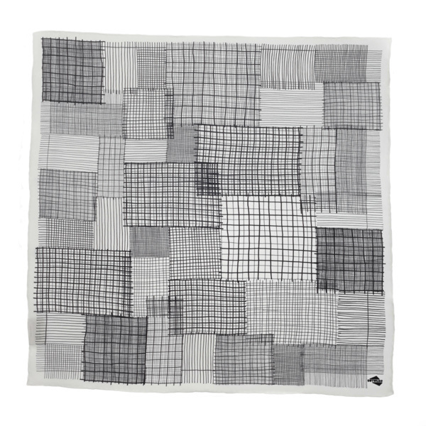 Image of NOTAS (b/w) scarf #graphics #print