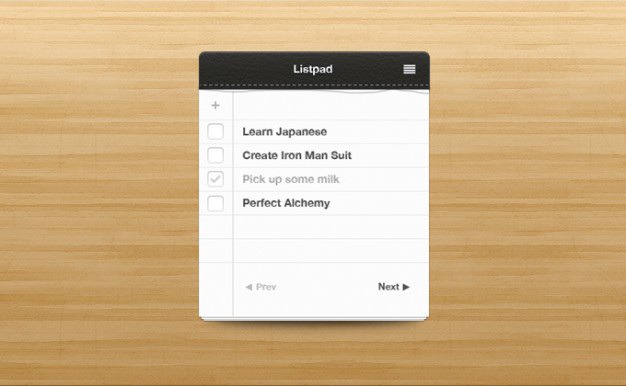 List listpad to do list Free Psd. See more inspiration related to List, To do list and Horizontal on Freepik.